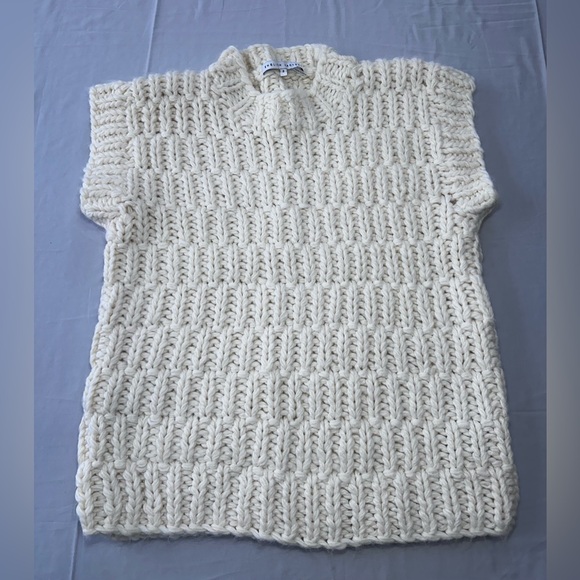 English Factory Ivory Cable Knit Sweater Size S - Picture 1 of 7